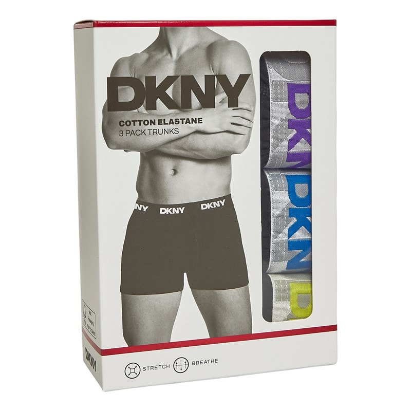 DKNY Herre Lloyd Tre Pak Boxer Trusser Sort - Billede 2