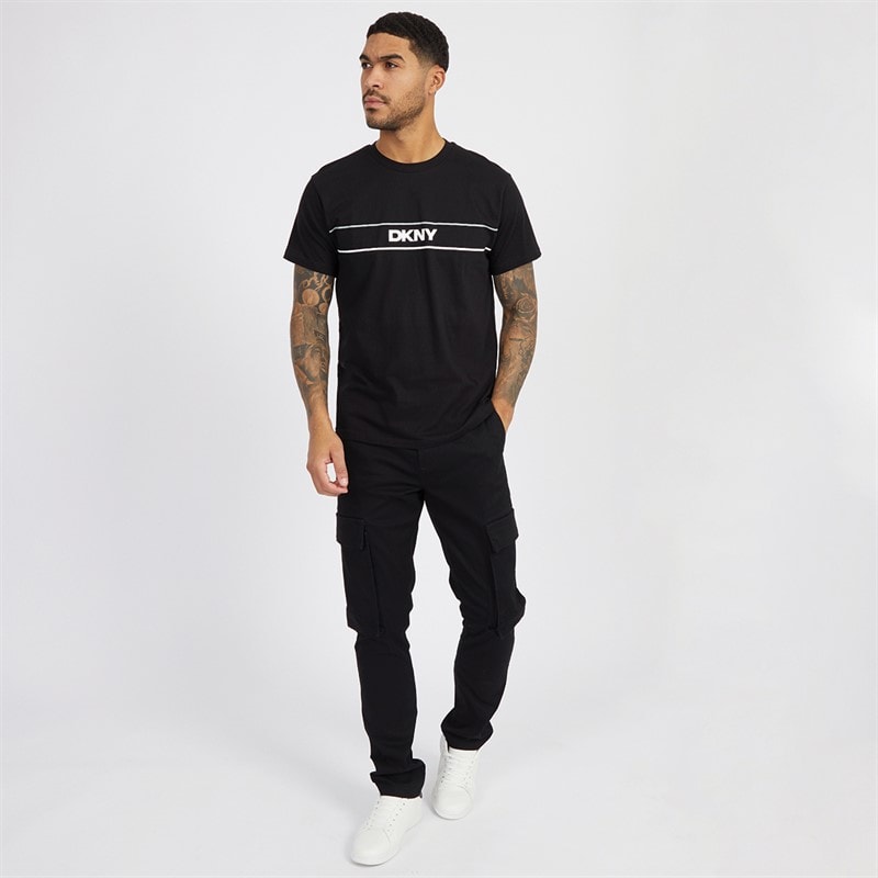 DKNY Herre Cavaliers T-shirts Sort - Billede 3