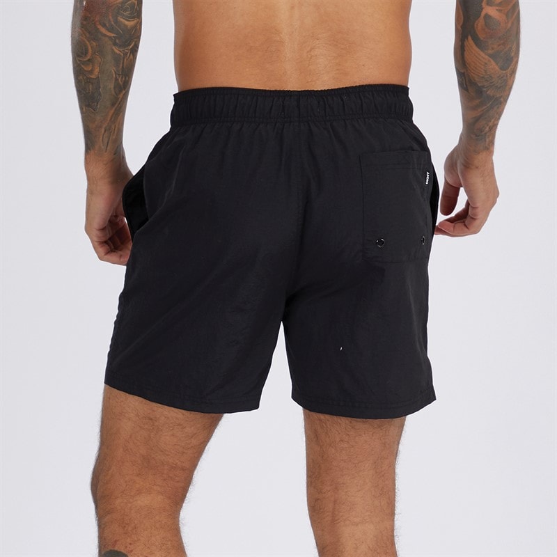 DKNY Herre Kastos Solid Svømme Shorts Sort - Billede 2