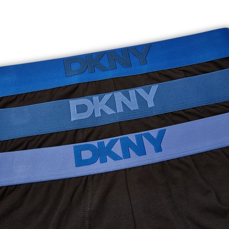 DKNY Herre Delmar Tre Pak Længere Længde Boxer Trusser Sort - Billede 2