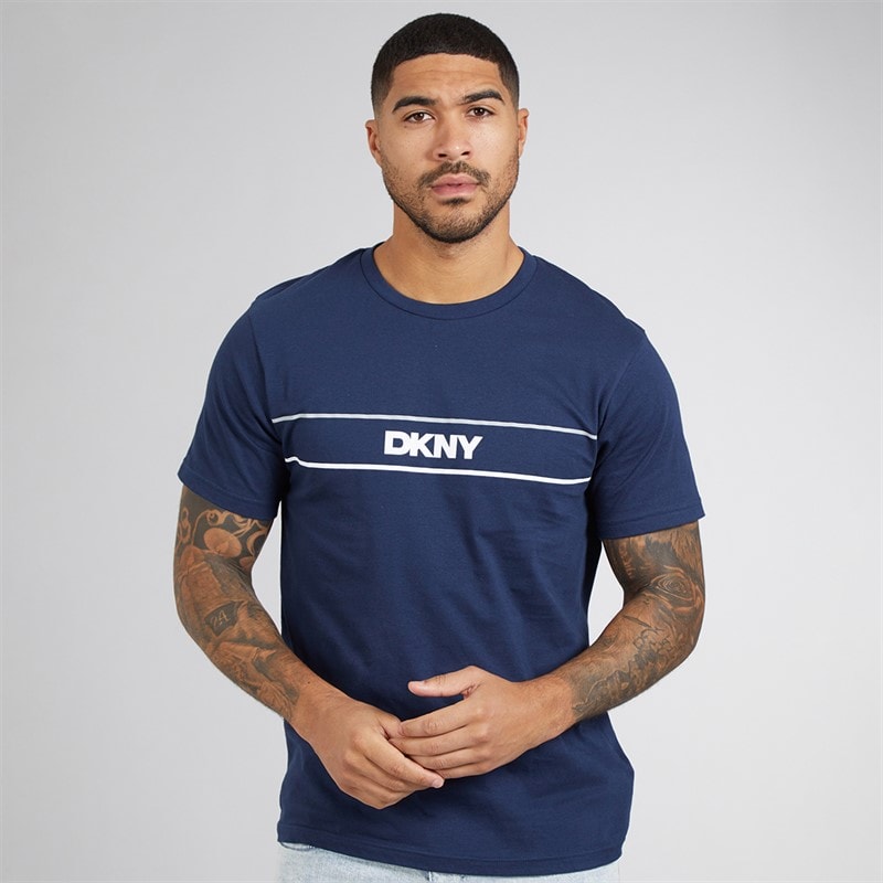 DKNY Herre Cavaliers T-shirt Navy - Billede 1