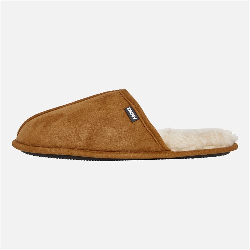 DKNY Herre Castor Mule Hjemmesko Sandfarvet/Sort - Billede 2
