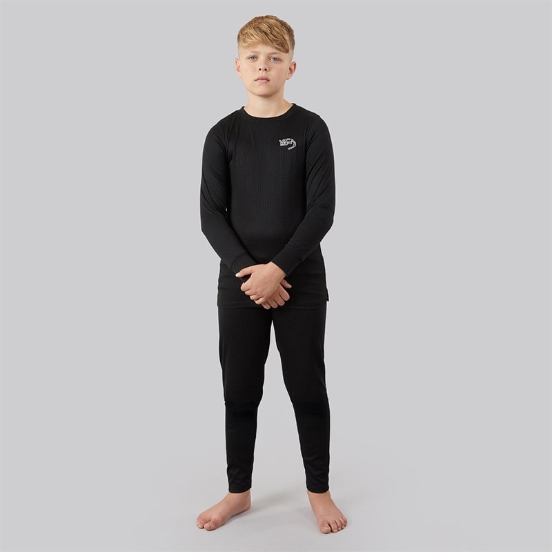 Kangaroo Poo Drenge Baselayer Sort - Billede 4