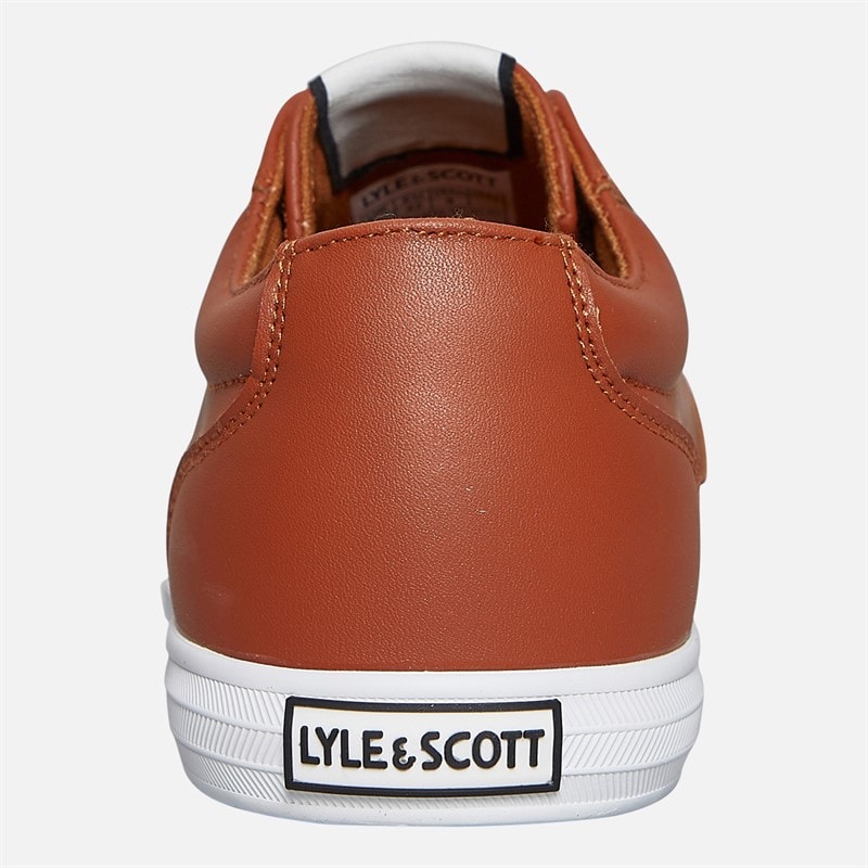 Lyle And Scott Vintage Herre Halket Træningssko Cognac - Billede 3