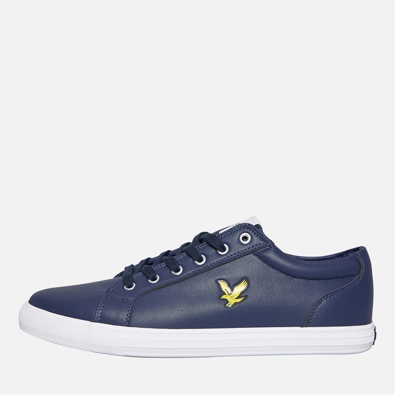 Lyle And Scott Vintage Herre Halket Træningssko Navy - Billede 1