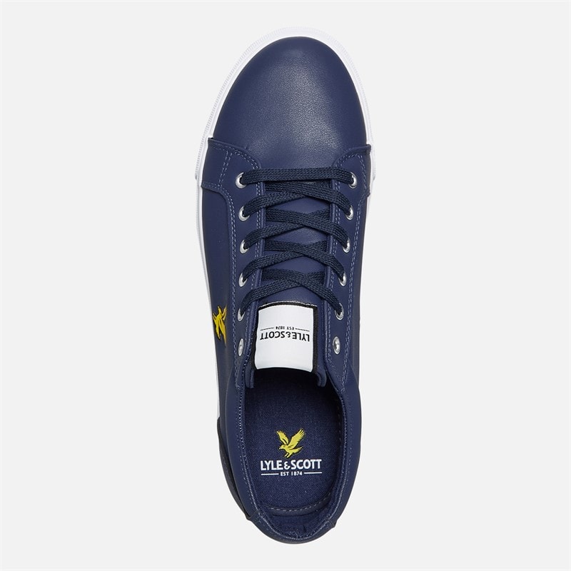 Lyle And Scott Vintage Herre Halket Træningssko Navy - Billede 4