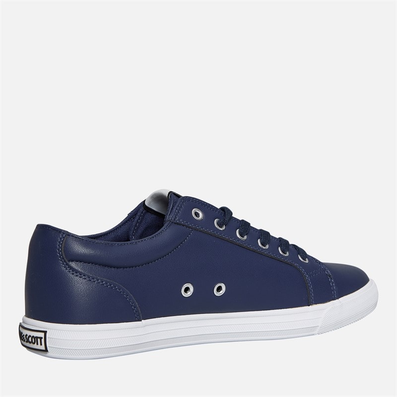 Lyle And Scott Vintage Herre Halket Træningssko Navy - Billede 5