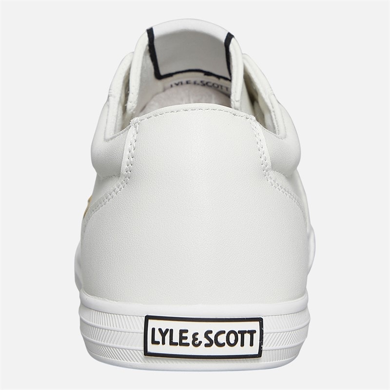 Lyle And Scott Vintage Herre Halket Træningssko Off White - Billede 3