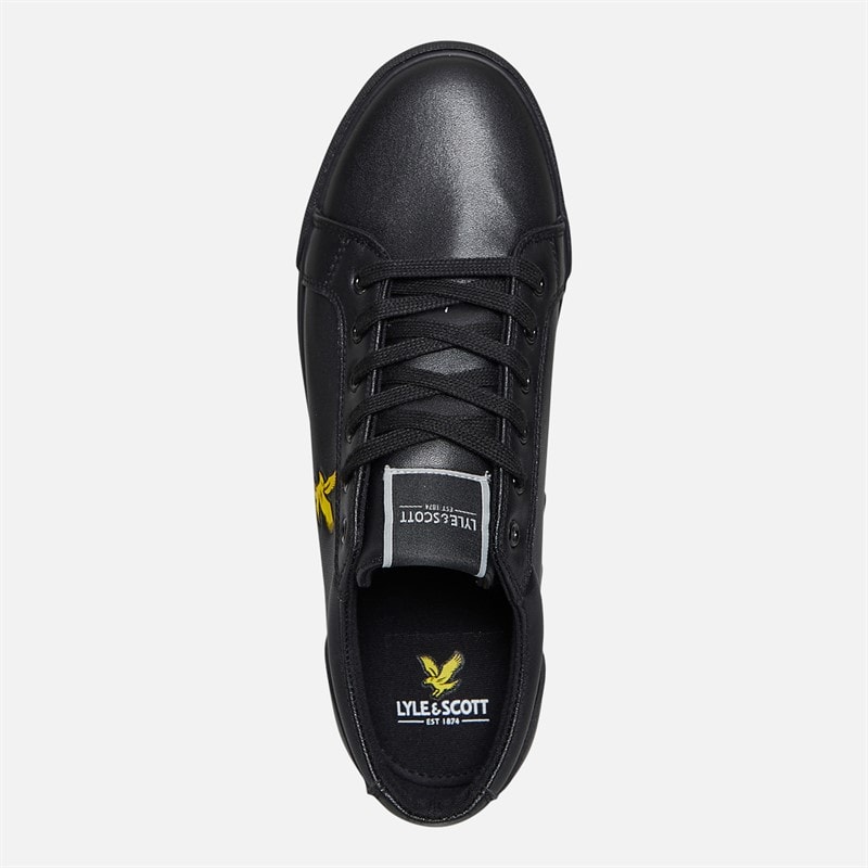 Lyle And Scott Vintage Herre Halket Træningssko Sort - Billede 4