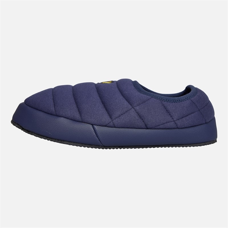 Lyle And Scott Vintage Herre Valentine Polstret Slipper Peacoat - Billede 2