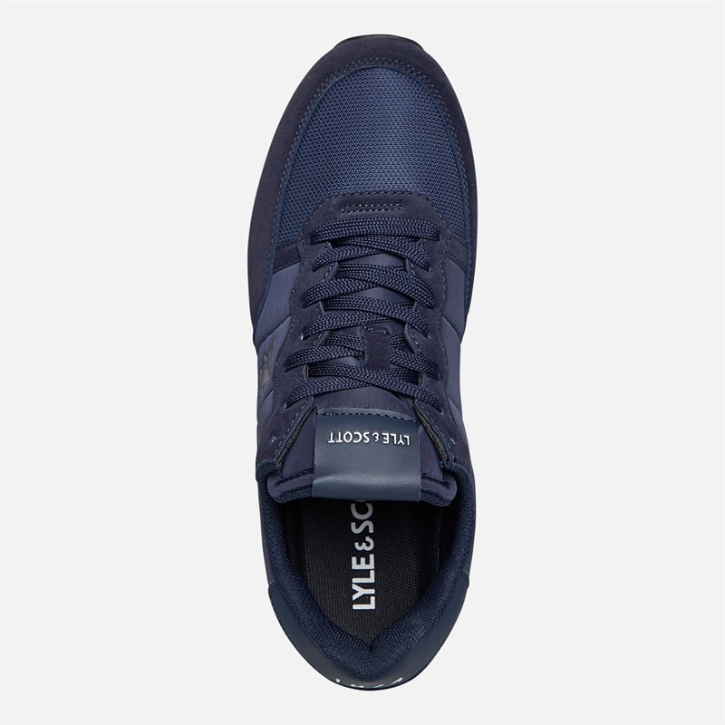 Lyle And Scott Vintage Herre Dyce Træningssko Dark Navy/Blå - Billede 4