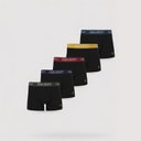 Lyle And Scott Vintage Herre Miller Fem Pak Underbukser Sort/Multi
