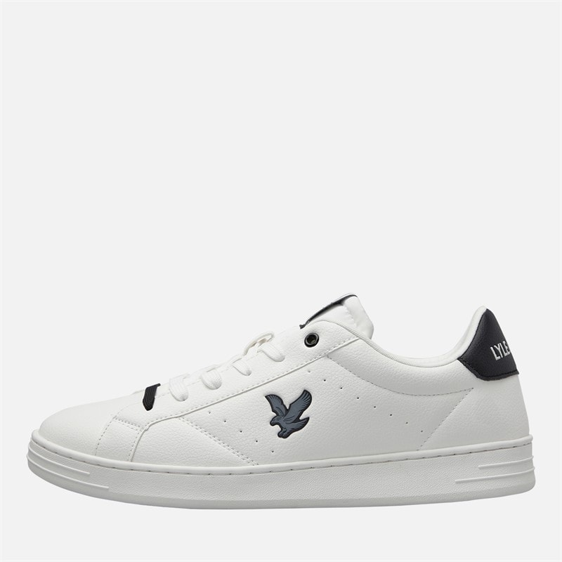 Lyle And Scott Vintage Herre Elgin Hul Sko Hvid/Sort White Black