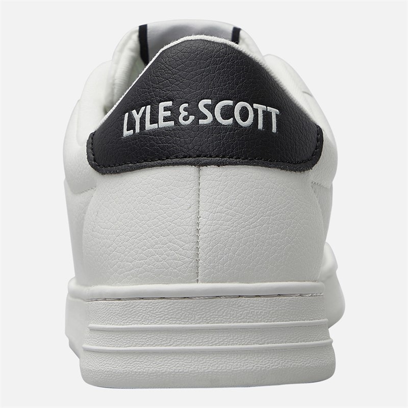 Lyle And Scott Vintage Herre Elgin Hul Sko Hvid/Sort White Black - Billede 3