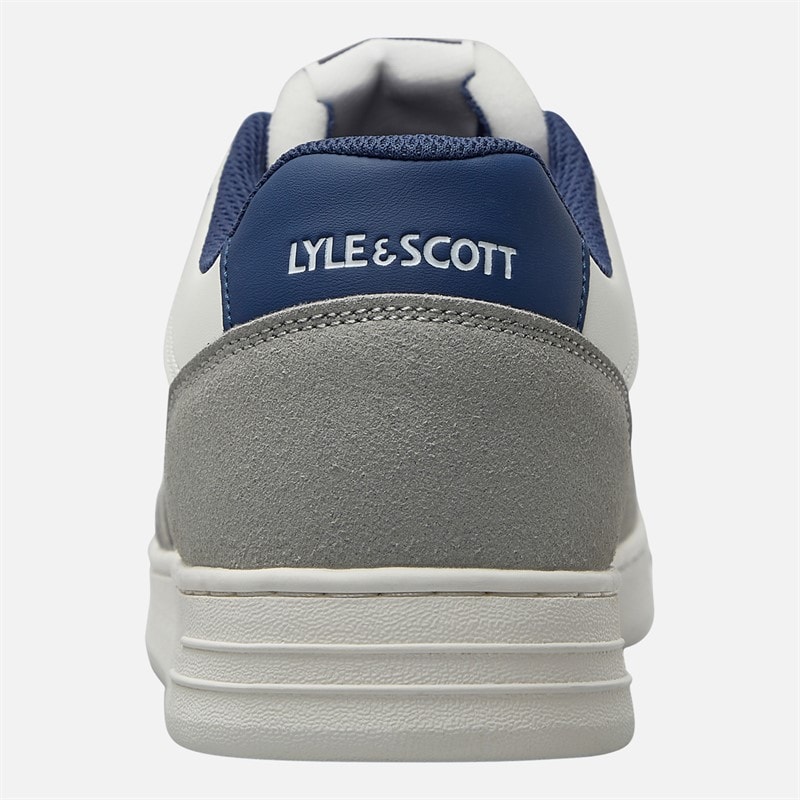 Lyle And Scott Vintage Herre Callum Træningssko White Blue - Billede 3