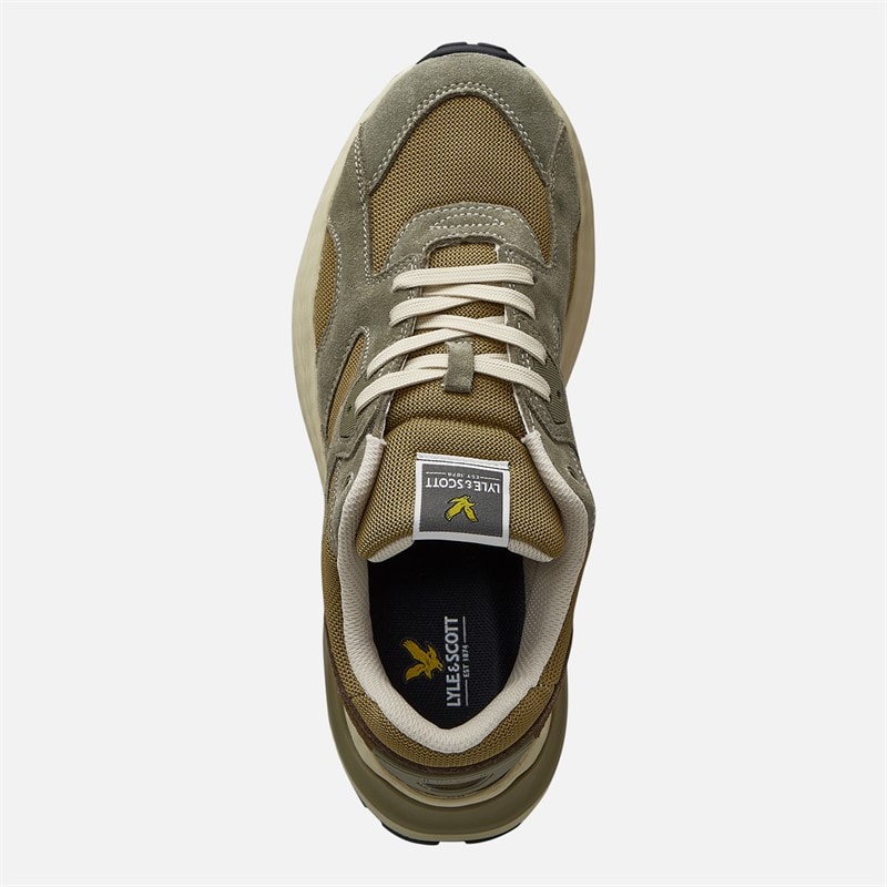 Lyle And Scott Vintage Herre Logan Træningssko Grøn - Billede 4