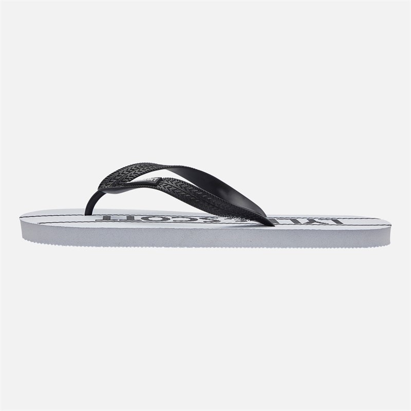 Lyle And Scott Vintage Herre Sand flip flops Hvid/Sort - Billede 2