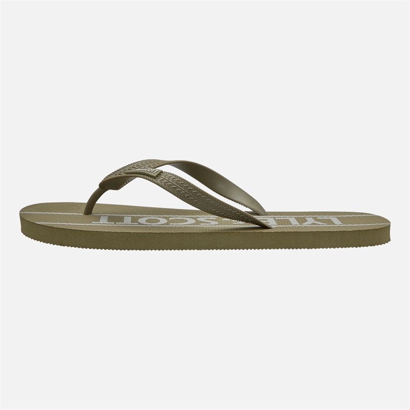 Lyle And Scott Vintage Herre Sand flip flops Earth - Billede 2