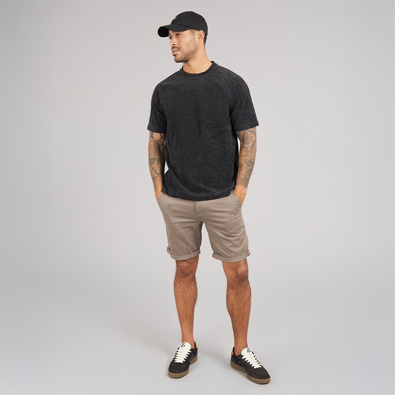 Lyle And Scott Vintage Herre Emblem Frotté T-shirt Z865 Jet Black - Billede 4
