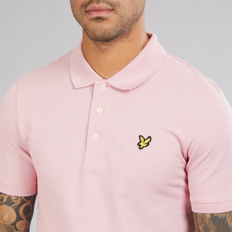 Lyle And Scott Vintage Herre Polo Skjorte X574 Pink Light - Billede 3