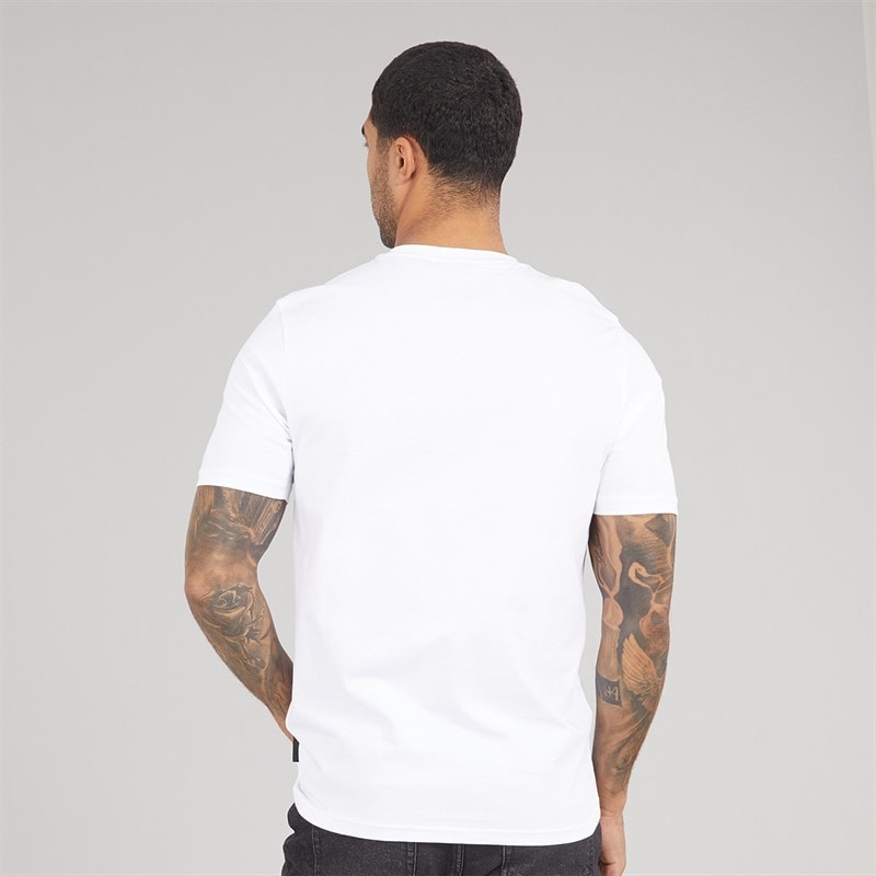 Lyle And Scott Vintage Herre Grafisk T-shirt 626 White - Billede 2