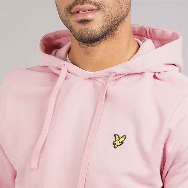 Lyle And Scott Vintage Herre Hoodie X574 Pink Light - Billede 3