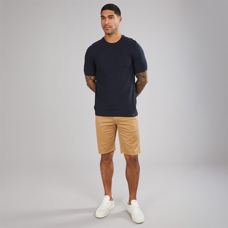 Lyle And Scott Vintage Herre Stribet T-shirt Z271 Dark Navy - Billede 4