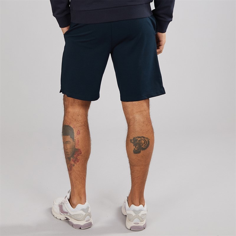 Lyle And Scott Vintage Herre Fleece Shorts Z271 Dark Navy - Billede 2