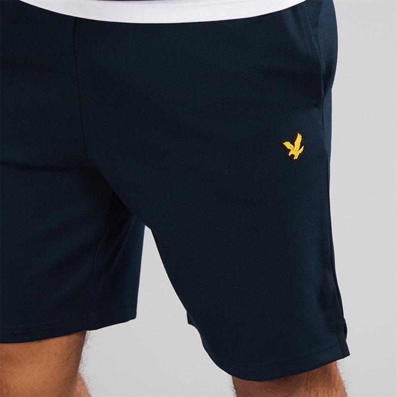Lyle And Scott Vintage Herre Fleece Shorts Z271 Dark Navy - Billede 3