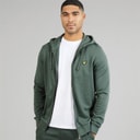 Lyle And Scott Vintage Herre lynlås hættetrøje Green Mercurial