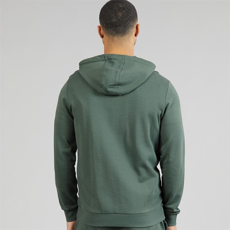 Lyle And Scott Vintage Herre lynlås hættetrøje Green Mercurial - Billede 2