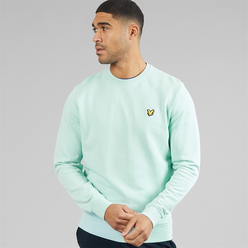 Lyle And Scott Vintage Herre rundhalset sweatshirt Future Blue - Billede 1