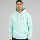 Lyle And Scott Vintage Herre Hoodie Future Blue