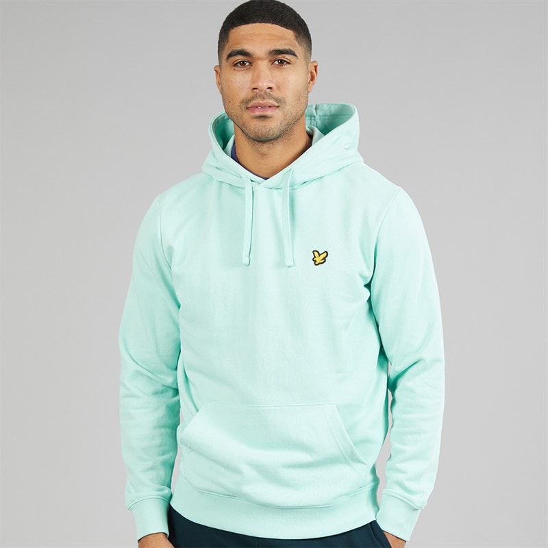 Lyle And Scott Vintage Herre Hoodie Future Blue