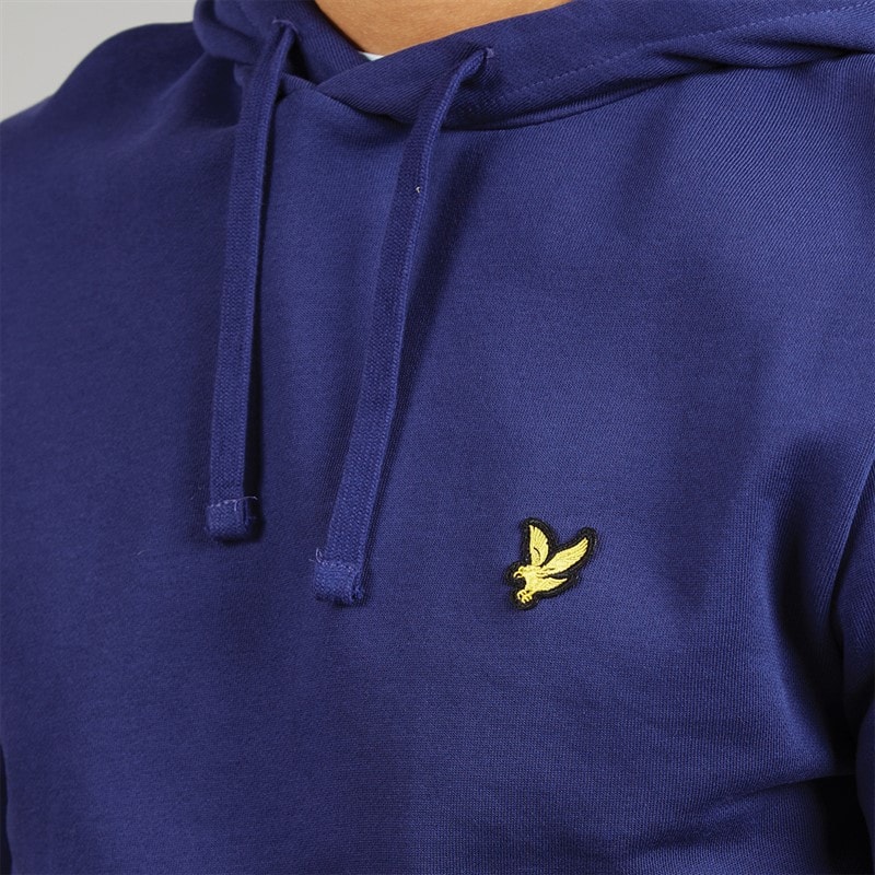 Lyle And Scott Vintage Herre Hoodie Deep Indigo - Billede 3