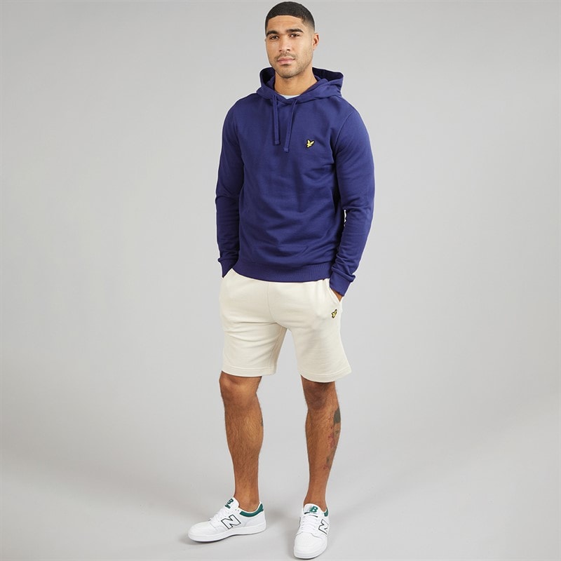 Lyle And Scott Vintage Herre Hoodie Deep Indigo - Billede 4