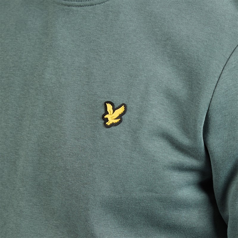 Lyle And Scott Vintage Herre Rund Hals Sweatshirt Green Mercurial - Billede 3