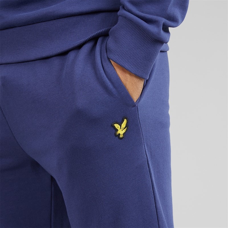 Lyle And Scott Vintage Herre Slim Fit Joggers Deep Indigo - Billede 3