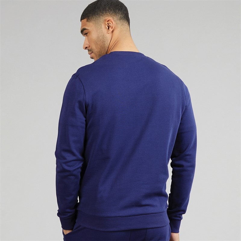Lyle And Scott Vintage Herre rundhalset sweatshirt Deep Indigo - Billede 2
