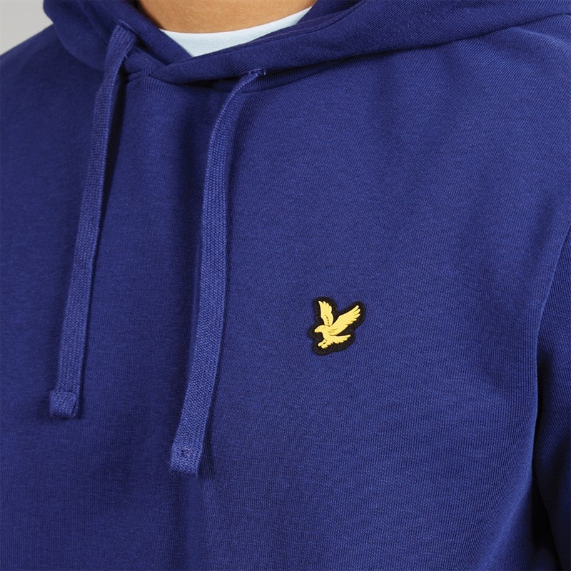 Lyle And Scott Vintage Herre Hoodie Deep Indigo - Billede 3