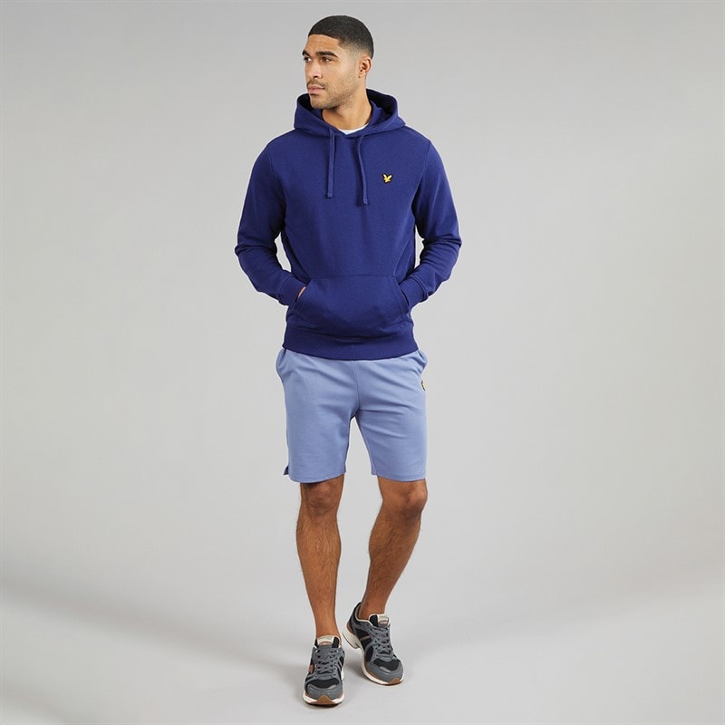 Lyle And Scott Vintage Herre Hoodie Deep Indigo - Billede 4