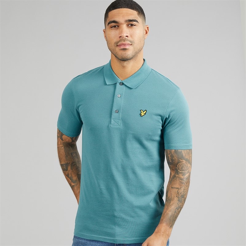 Lyle And Scott Vintage Herre Poloskjorte Blue Storm