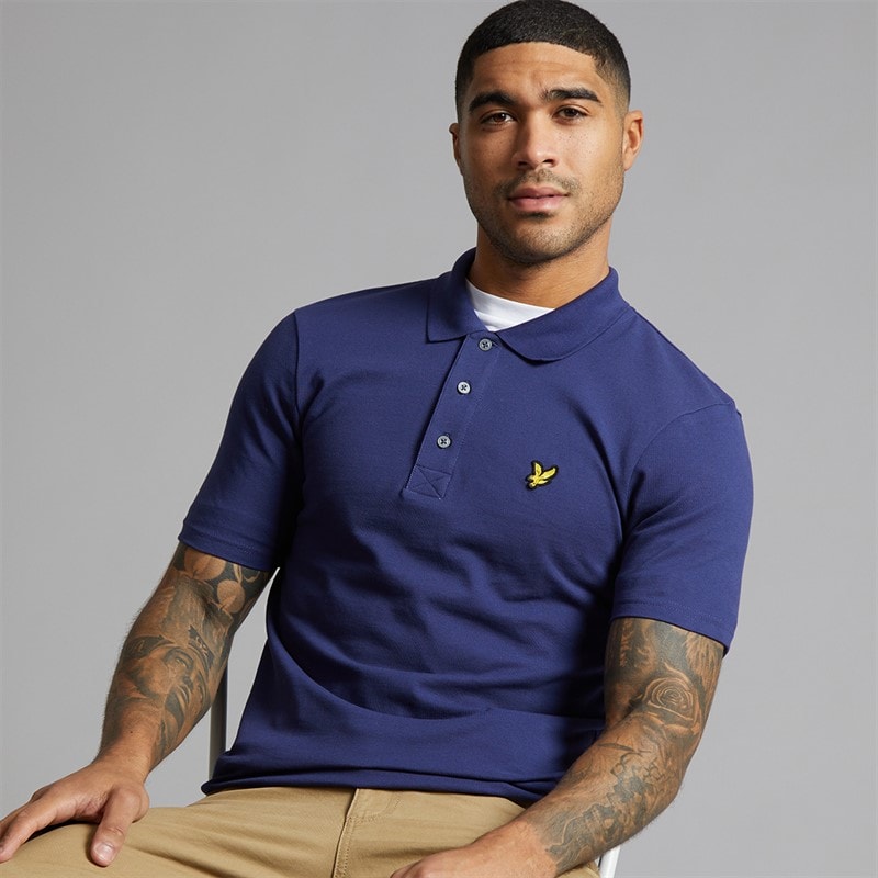 Lyle And Scott Vintage Herre Poloskjorte Deep Indigo