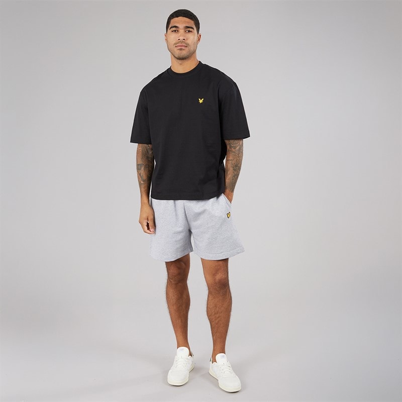 Lyle And Scott Vintage Herre Oversized 1874 T-shirt Jet Black - Billede 4