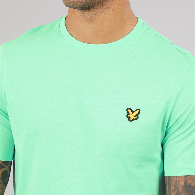 Lyle And Scott Vintage Herre T-shirt Cool Mint - Billede 3