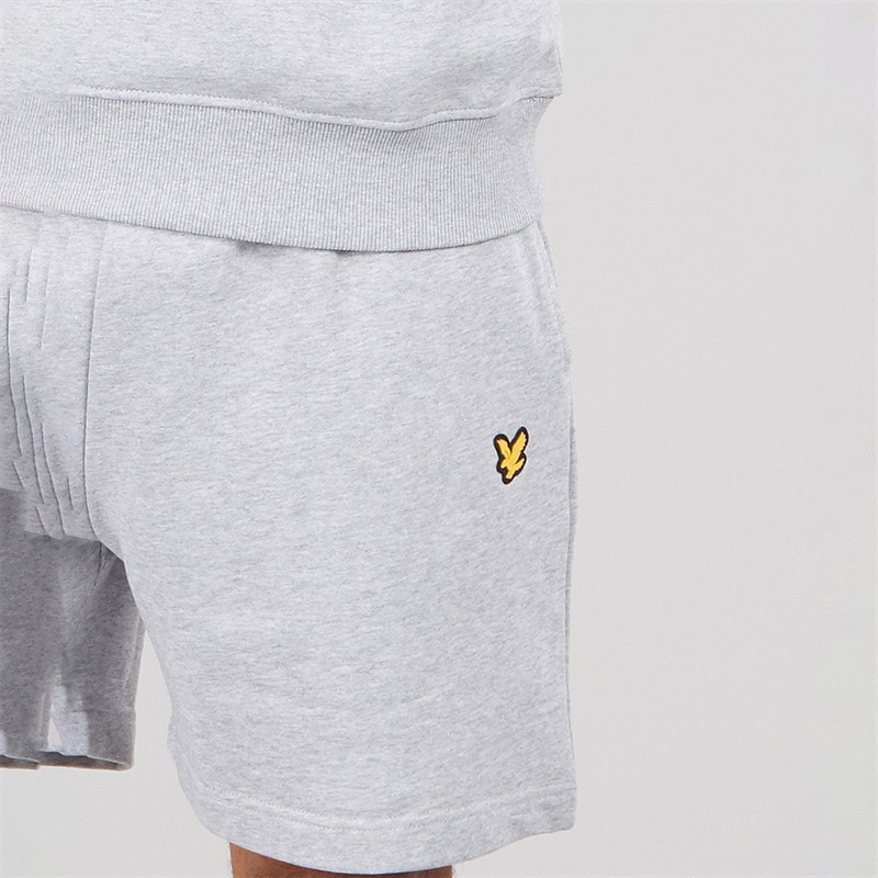 Lyle And Scott Vintage Herre vide shorts Light Grey Marl - Billede 3