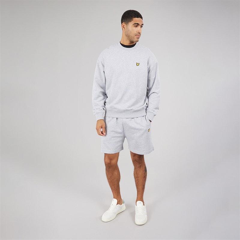 Lyle And Scott Vintage Herre vide shorts Light Grey Marl - Billede 4