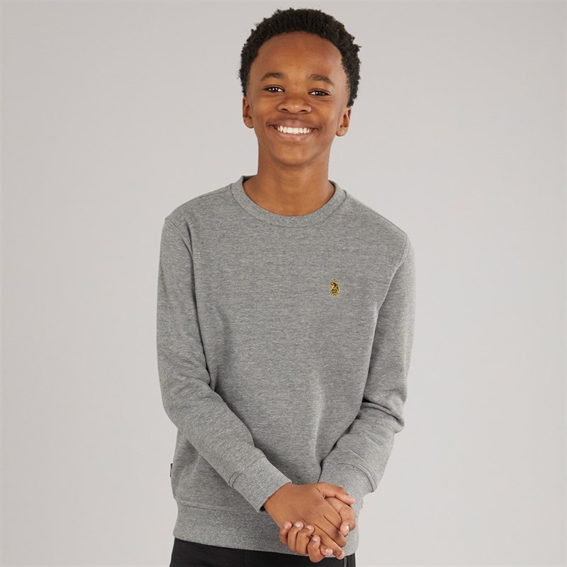 LUKE 1977 Drenge The Runner Sweatshirts Grå - Billede 1