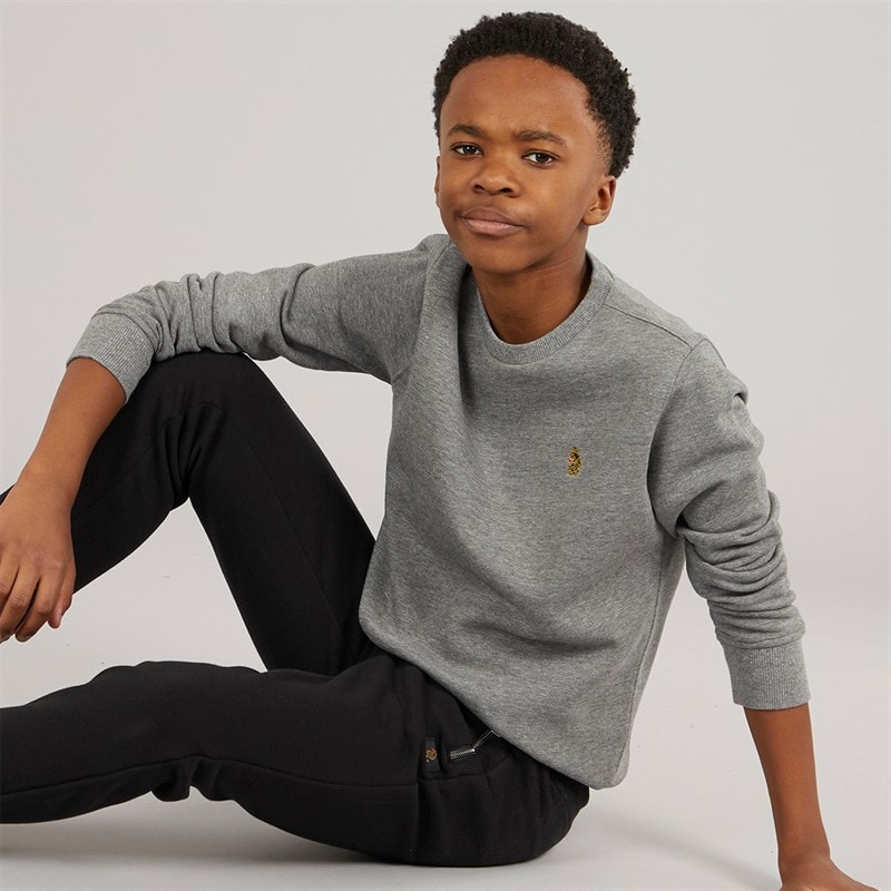 LUKE 1977 Drenge The Runner Sweatshirts Grå - Billede 4
