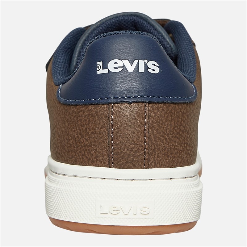 Levi's Børn Piper Sneakers Mørkebrun Navy 2241 - Billede 3